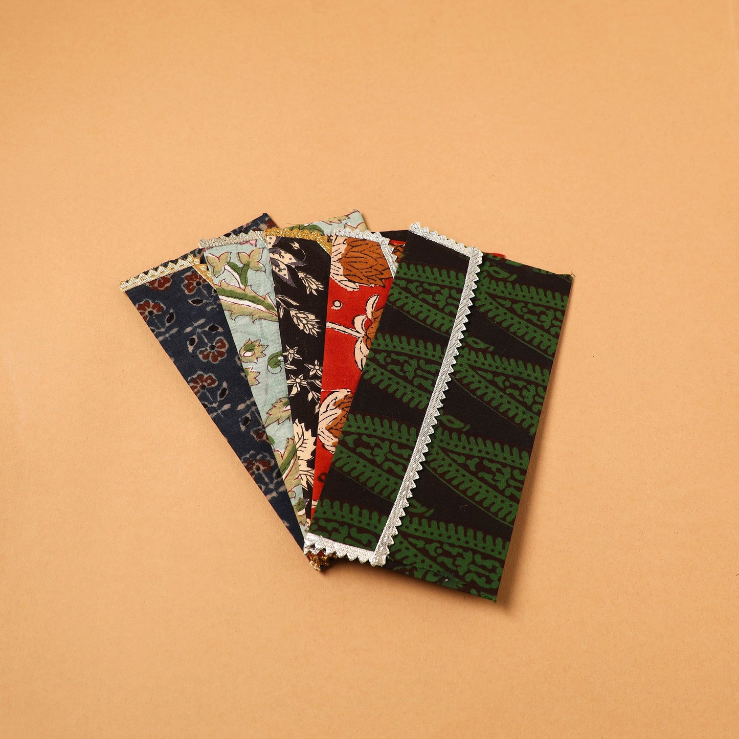 Handmade Fabric Envelope (Assorted Set of 5)
