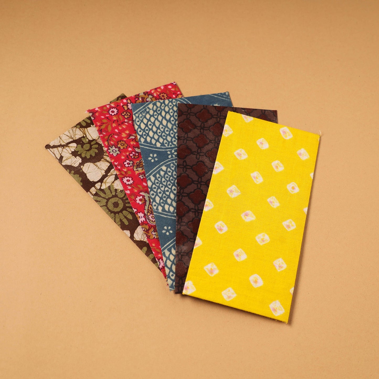 Handmade Fabric Envelope (Assorted Set of 5)