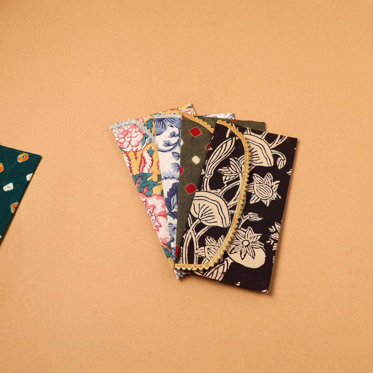 Handmade Fabric Envelope (Assorted Set of 5)