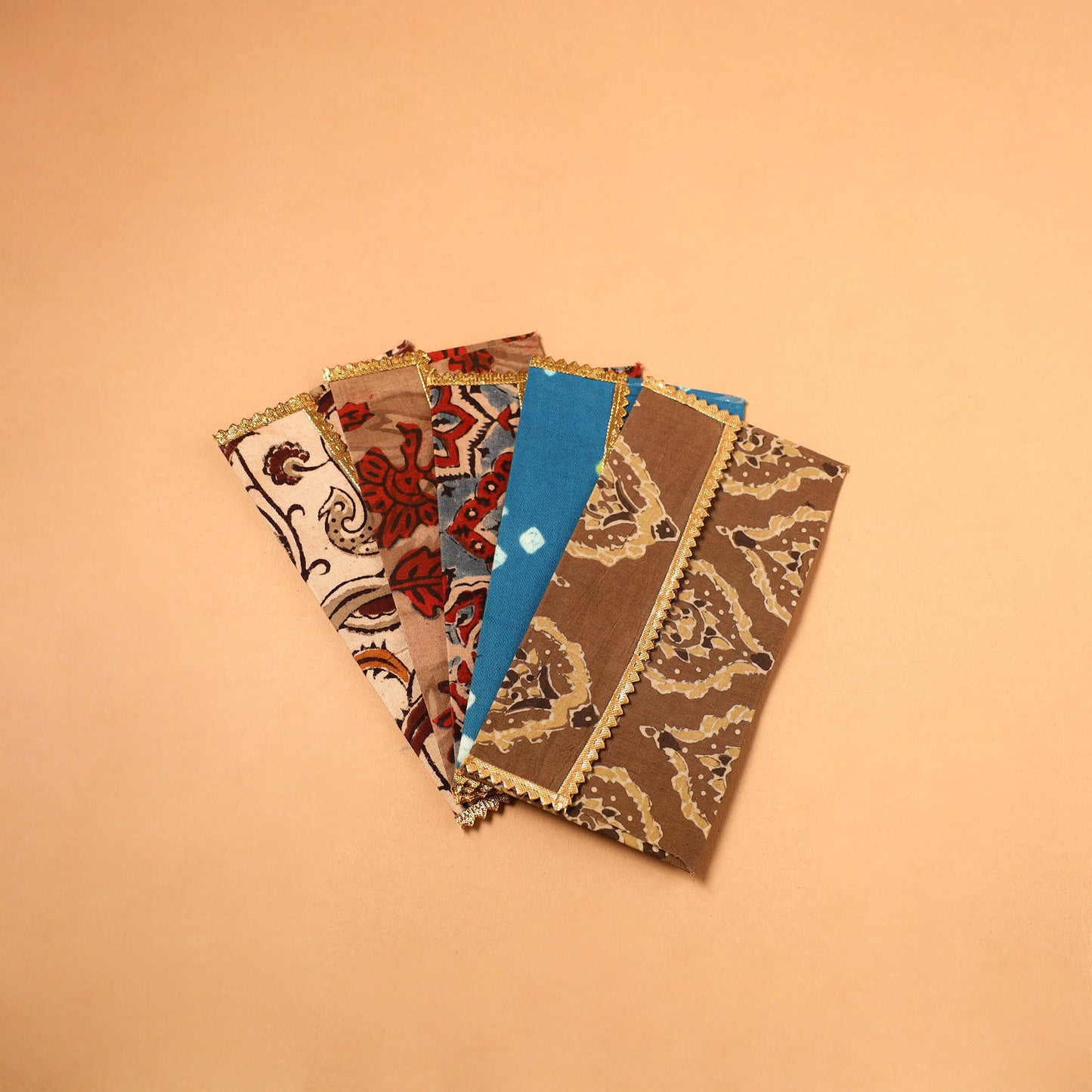 Handmade Fabric Envelope (Assorted Set of 5)