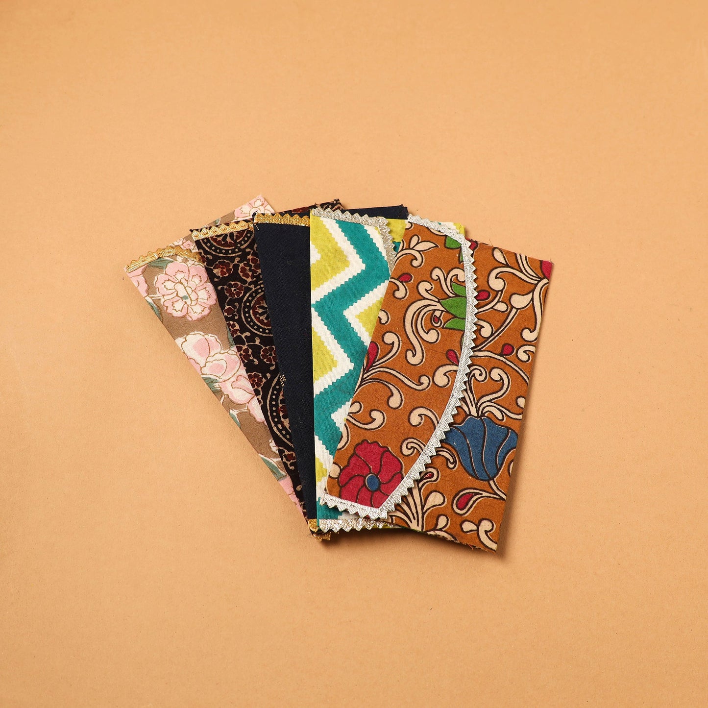 Handmade Fabric Envelope (Assorted Set of 5)