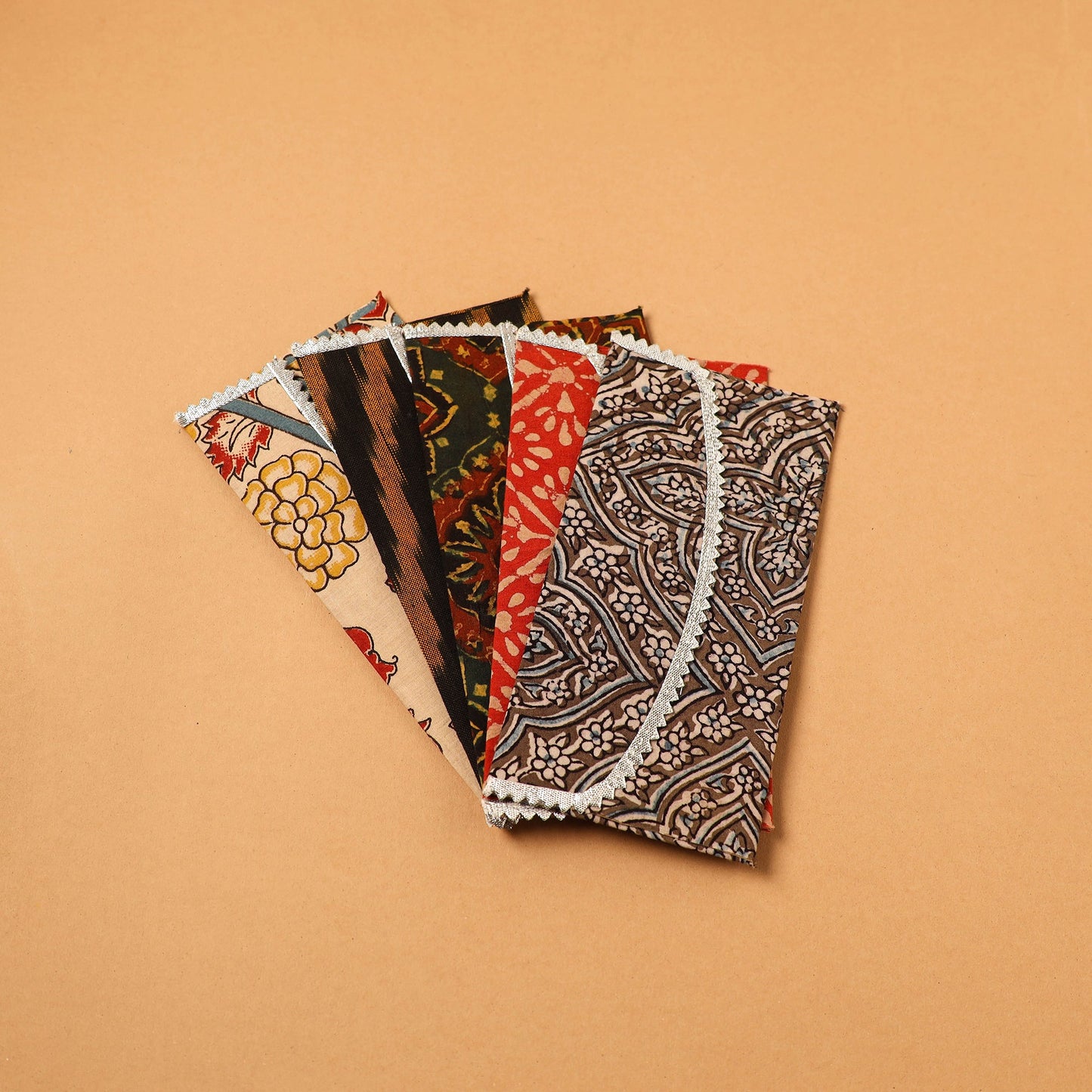 Handmade Fabric Envelope (Assorted Set of 5)