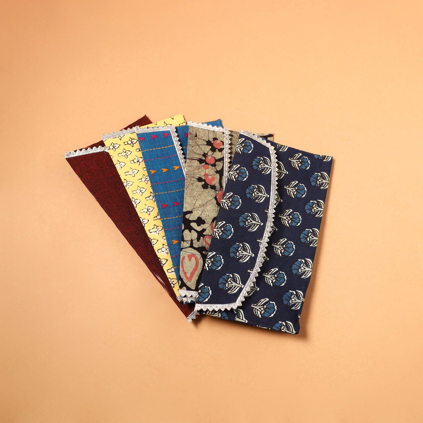 Handmade Fabric Envelope (Assorted Set of 5)