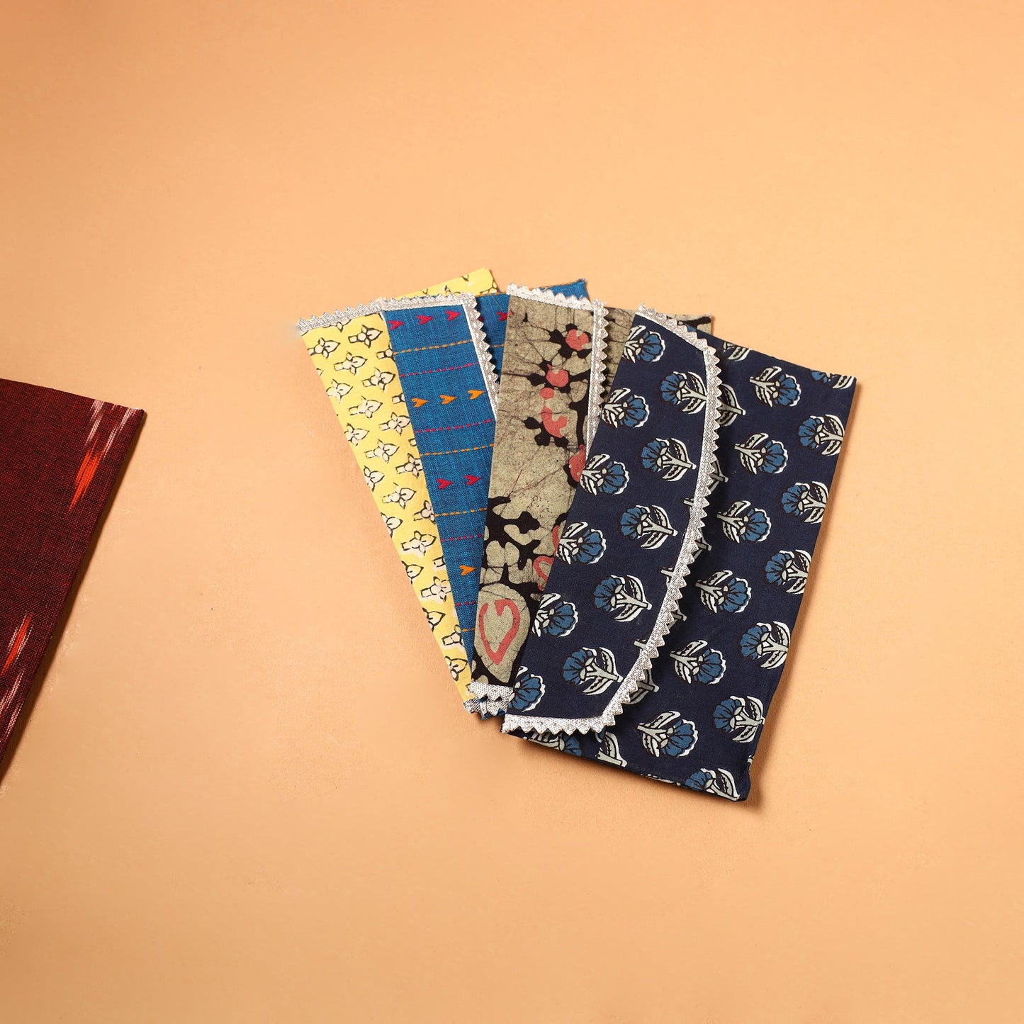 Handmade Fabric Envelope (Assorted Set of 5)