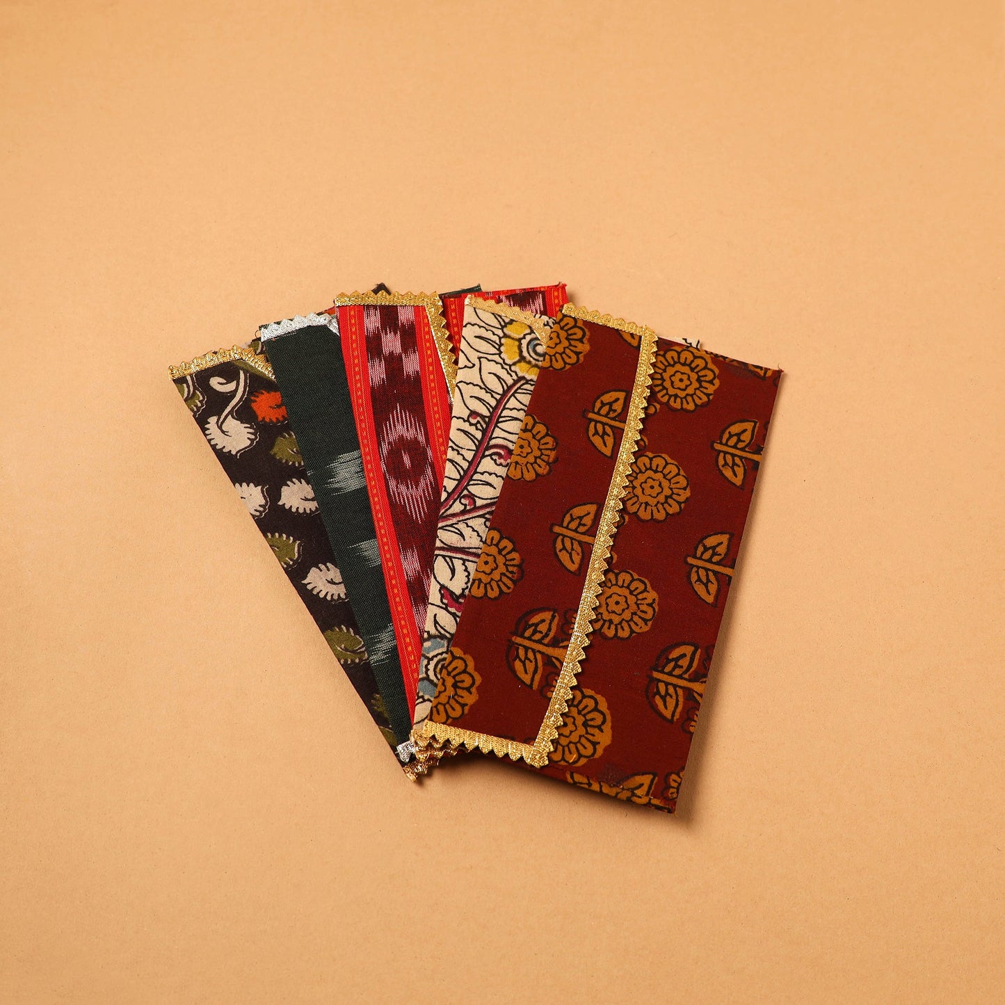 Handmade Fabric Envelope (Assorted Set of 5)