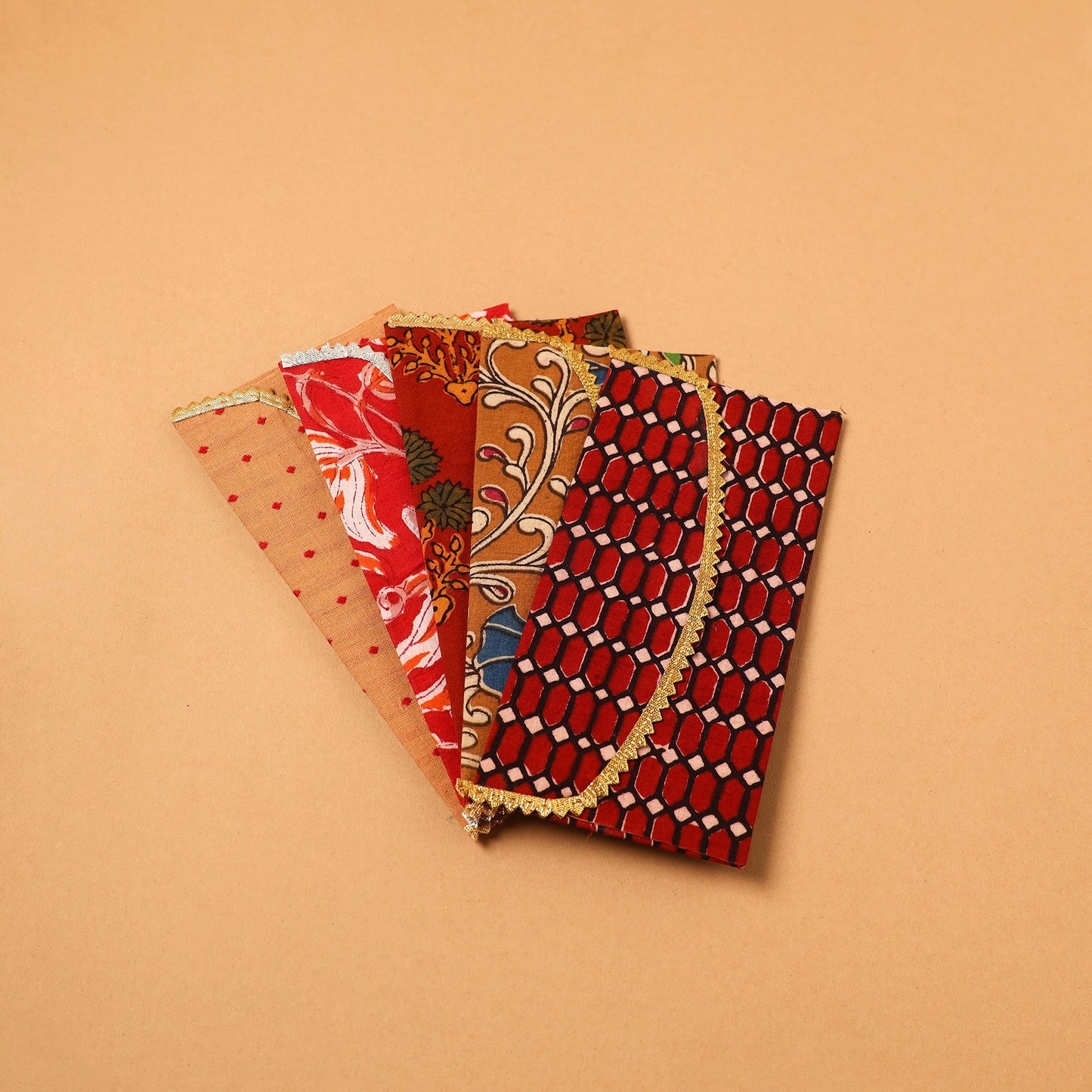 Handmade Fabric Envelope (Assorted Set of 5)