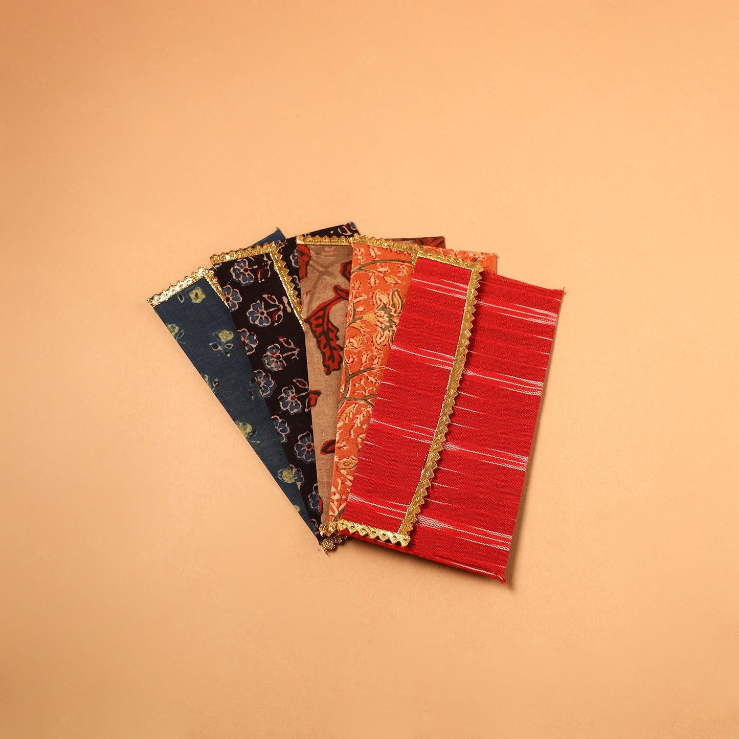Handmade Fabric Envelope (Assorted Set of 5)