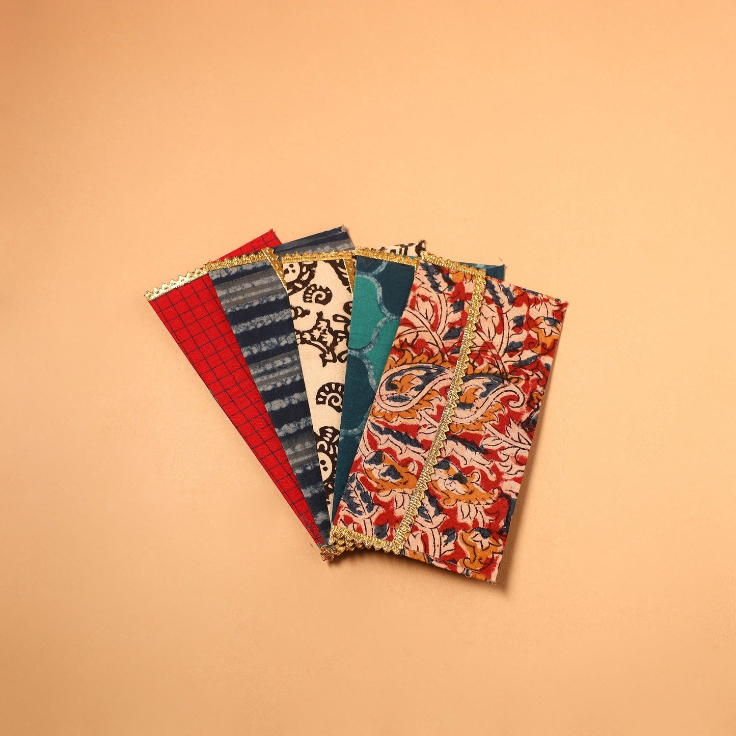 Handmade Fabric Envelope (Assorted Set of 5)