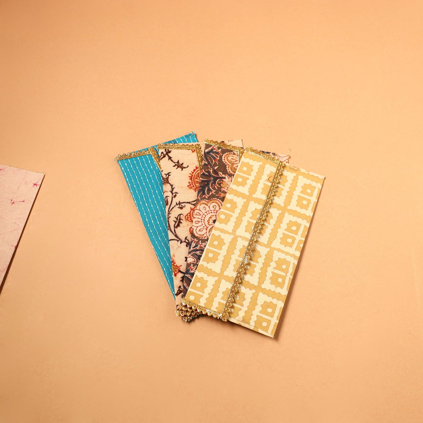 Handmade Fabric Envelope (Assorted Set of 5)