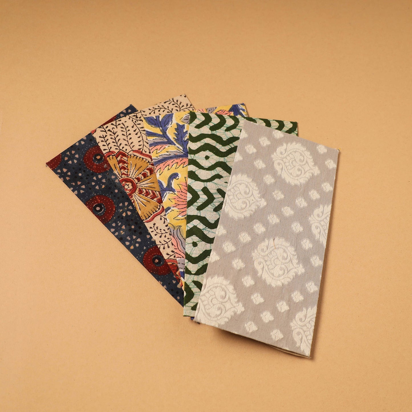 Handmade Fabric Envelope (Assorted Set of 5)