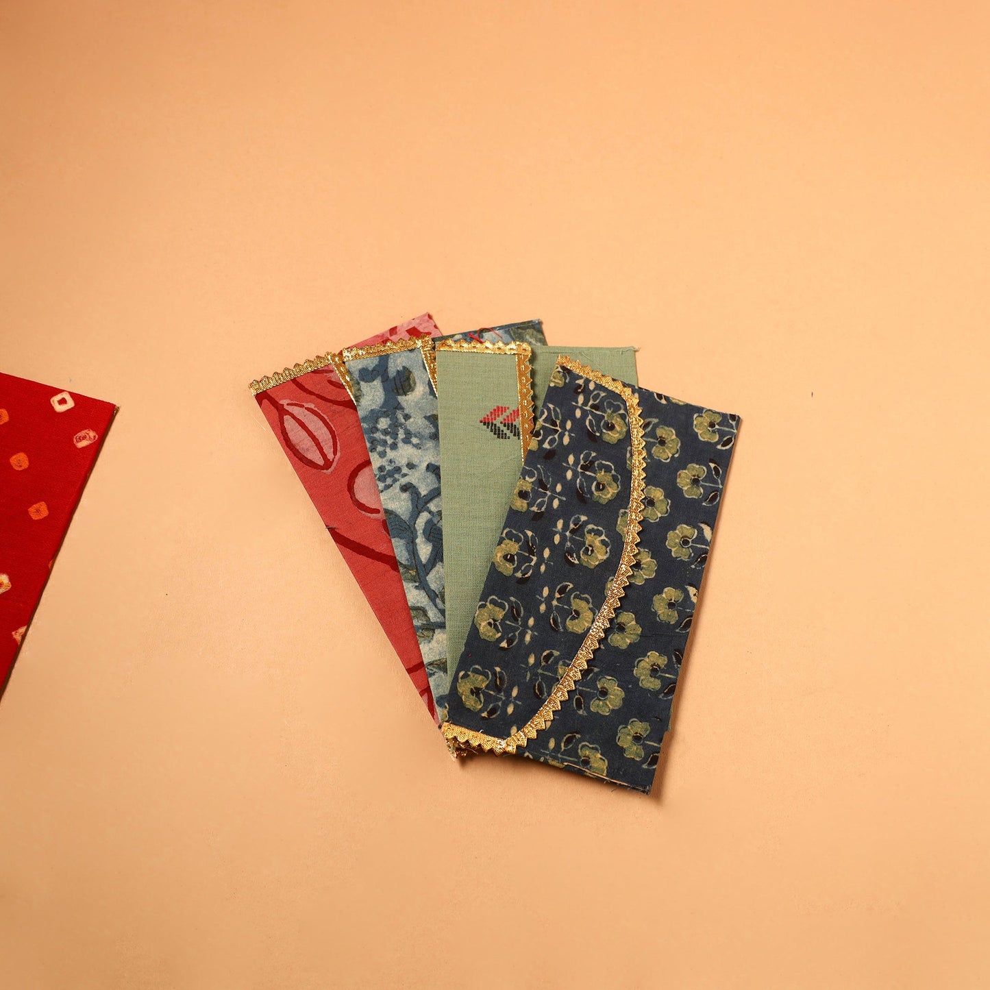 Handmade Fabric Envelope (Assorted Set of 5)