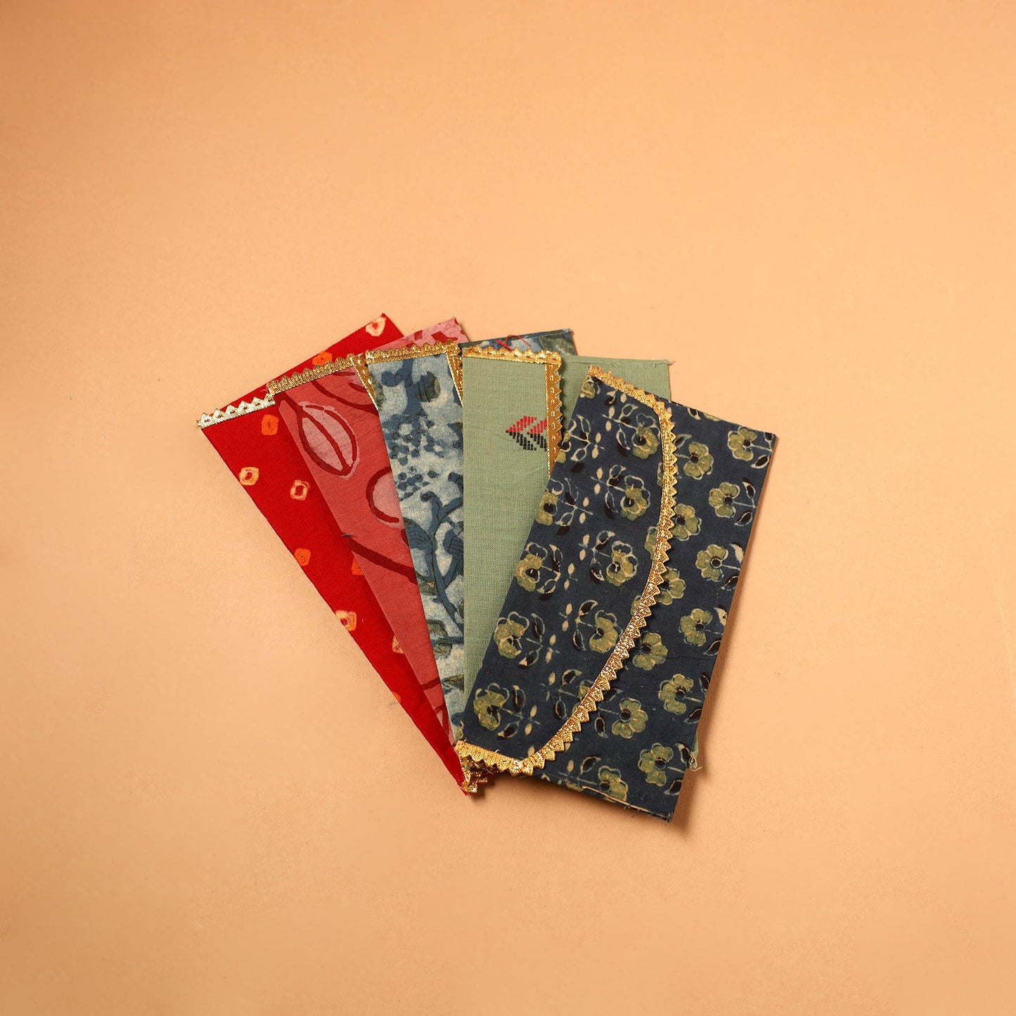 Handmade Fabric Envelope (Assorted Set of 5)