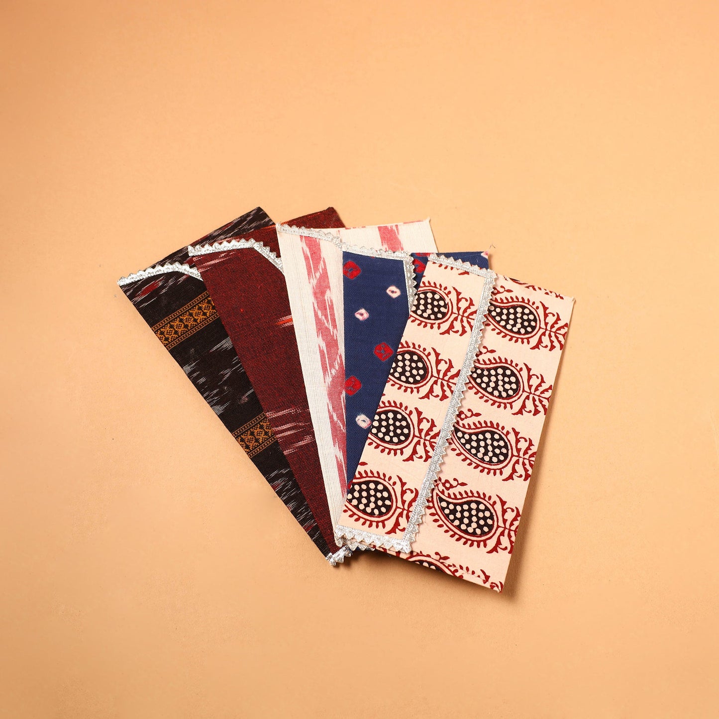 Handmade Fabric Envelope (Assorted Set of 5)