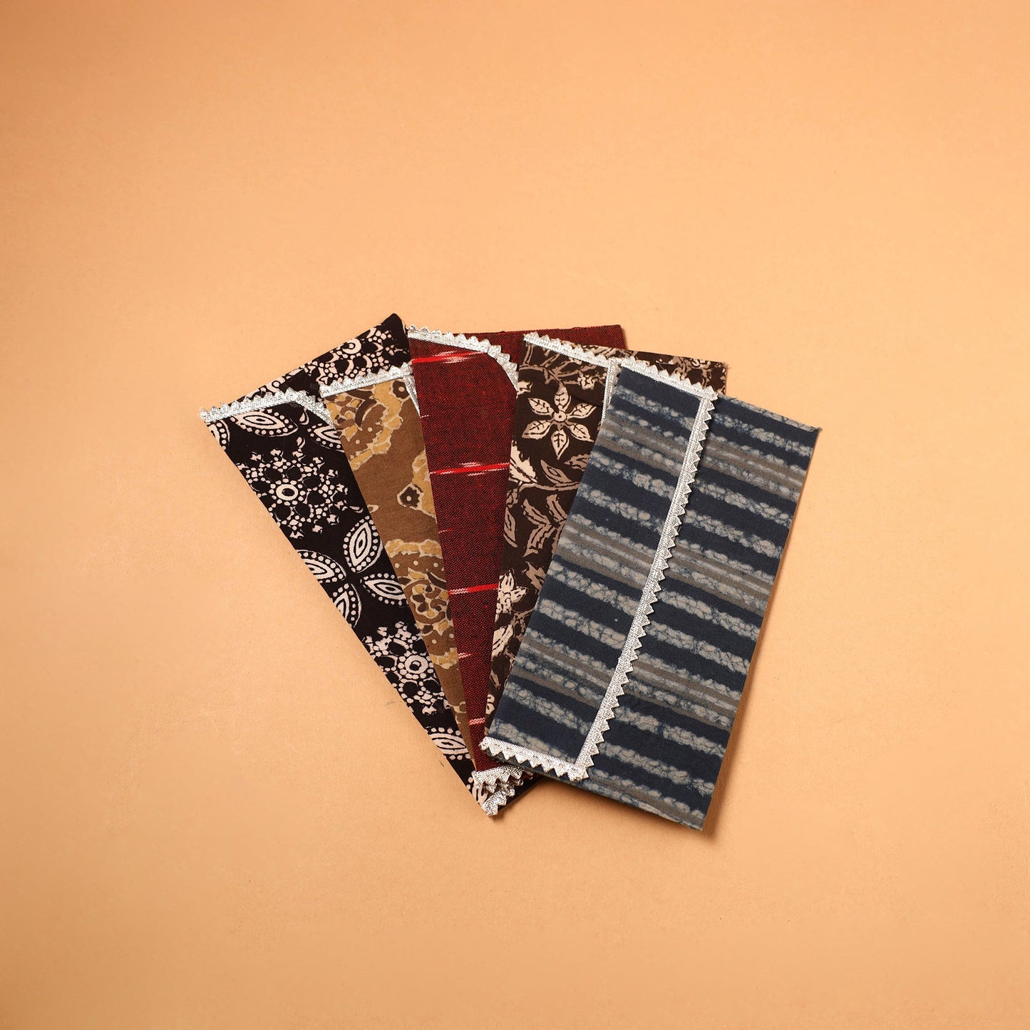 Handmade Fabric Envelope (Assorted Set of 5)