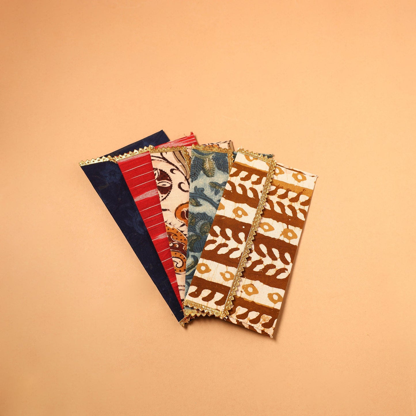 Handmade Fabric Envelope (Assorted Set of 5)