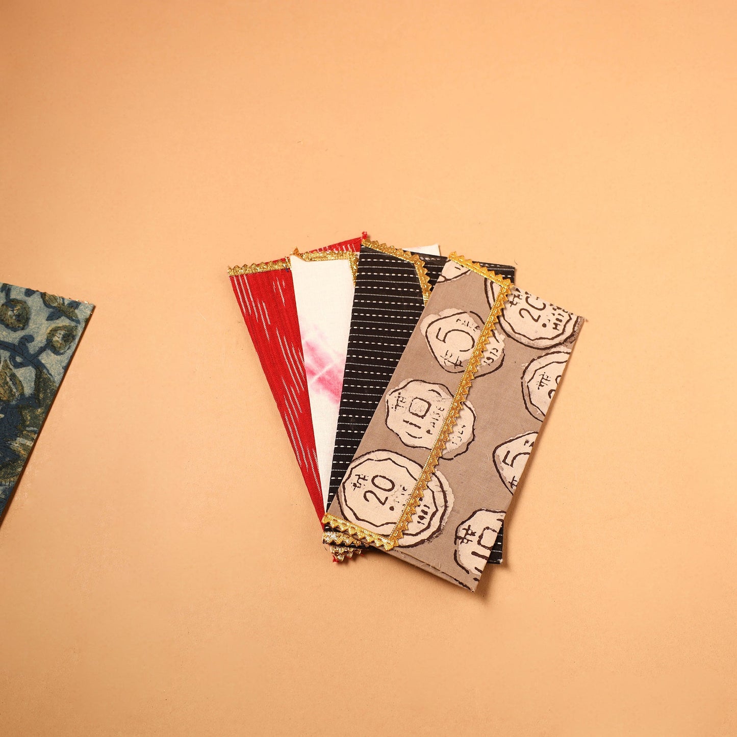 Handmade Fabric Envelope (Assorted Set of 5)