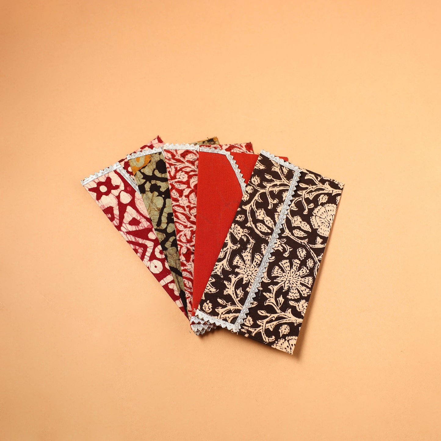 Handmade Fabric Envelope (Assorted Set of 5)