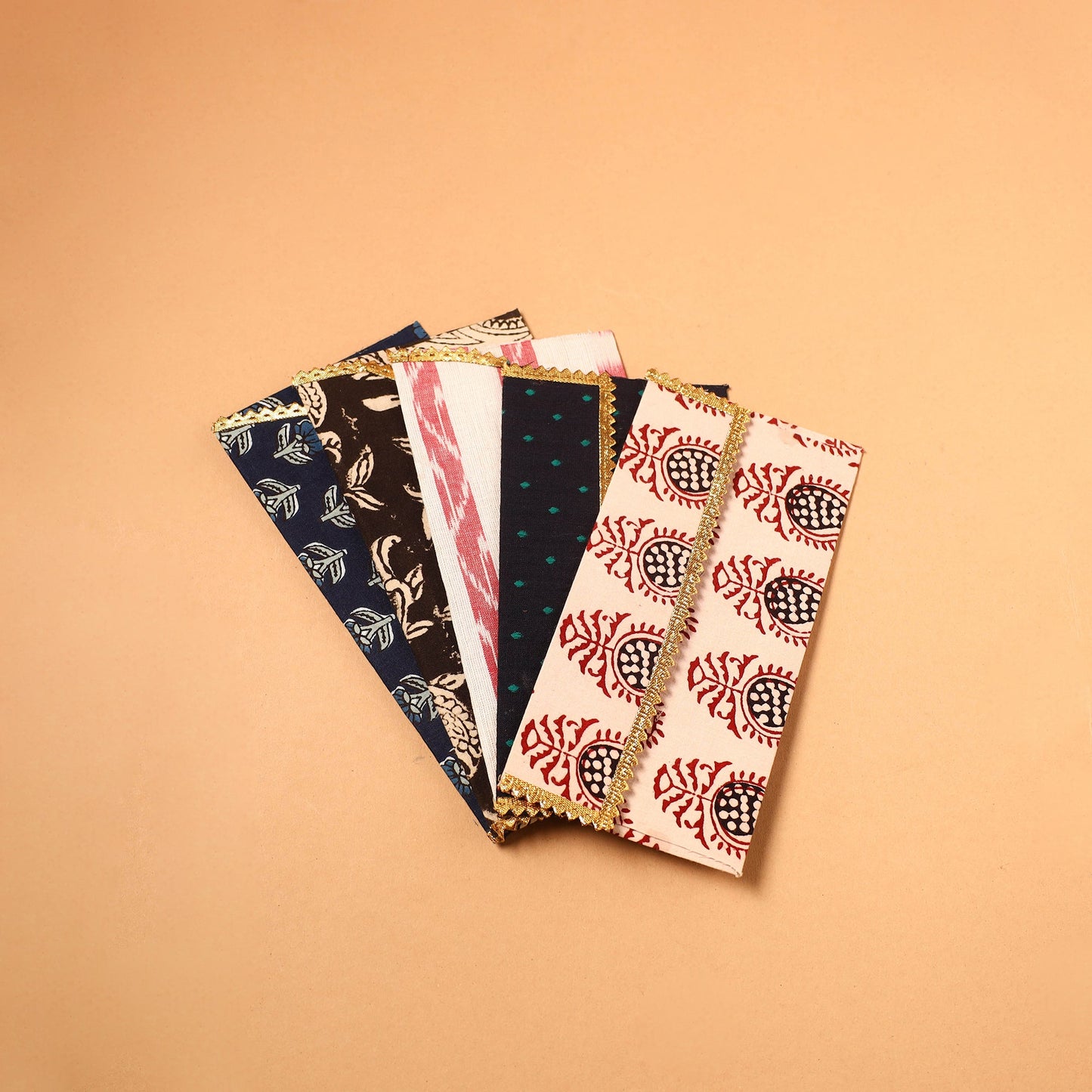 Handmade Fabric Envelope (Assorted Set of 5)