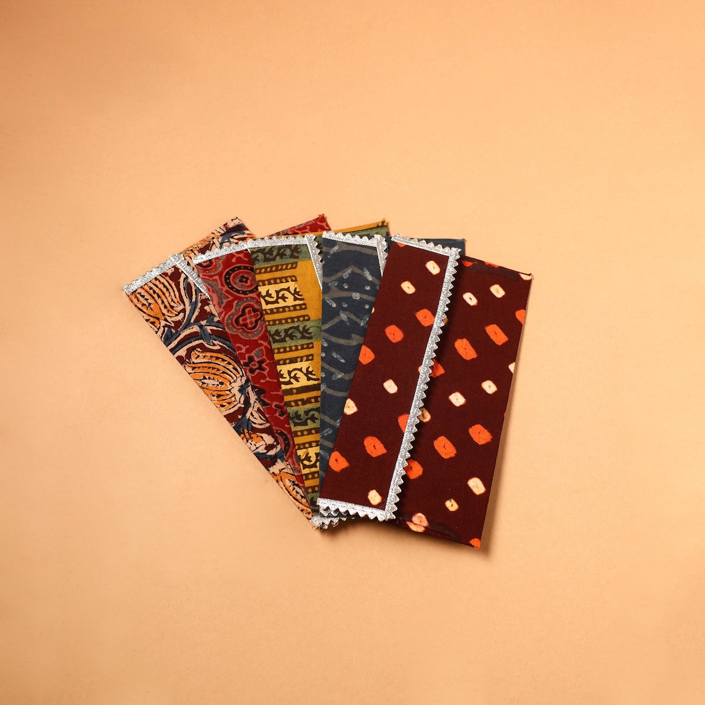 Handmade Fabric Envelope (Assorted Set of 5)