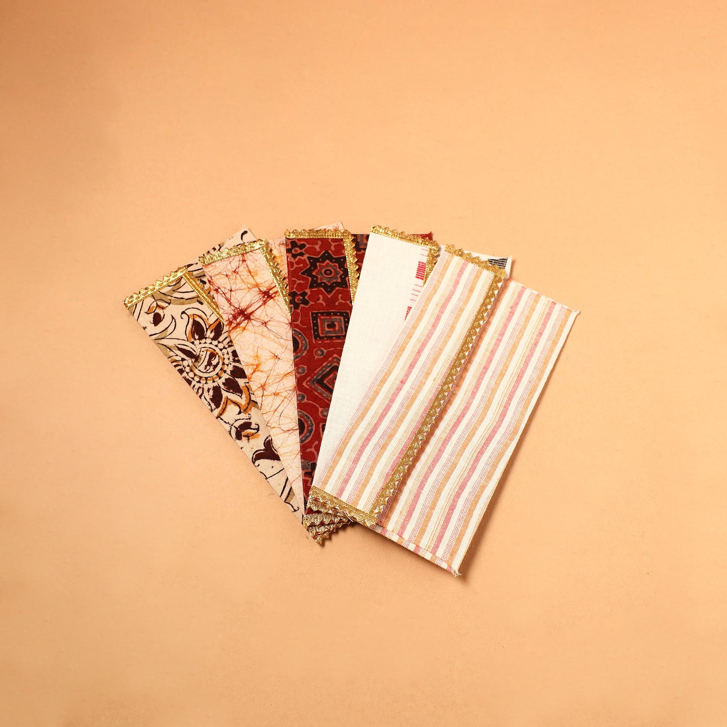 Handmade Fabric Envelope (Assorted Set of 5)