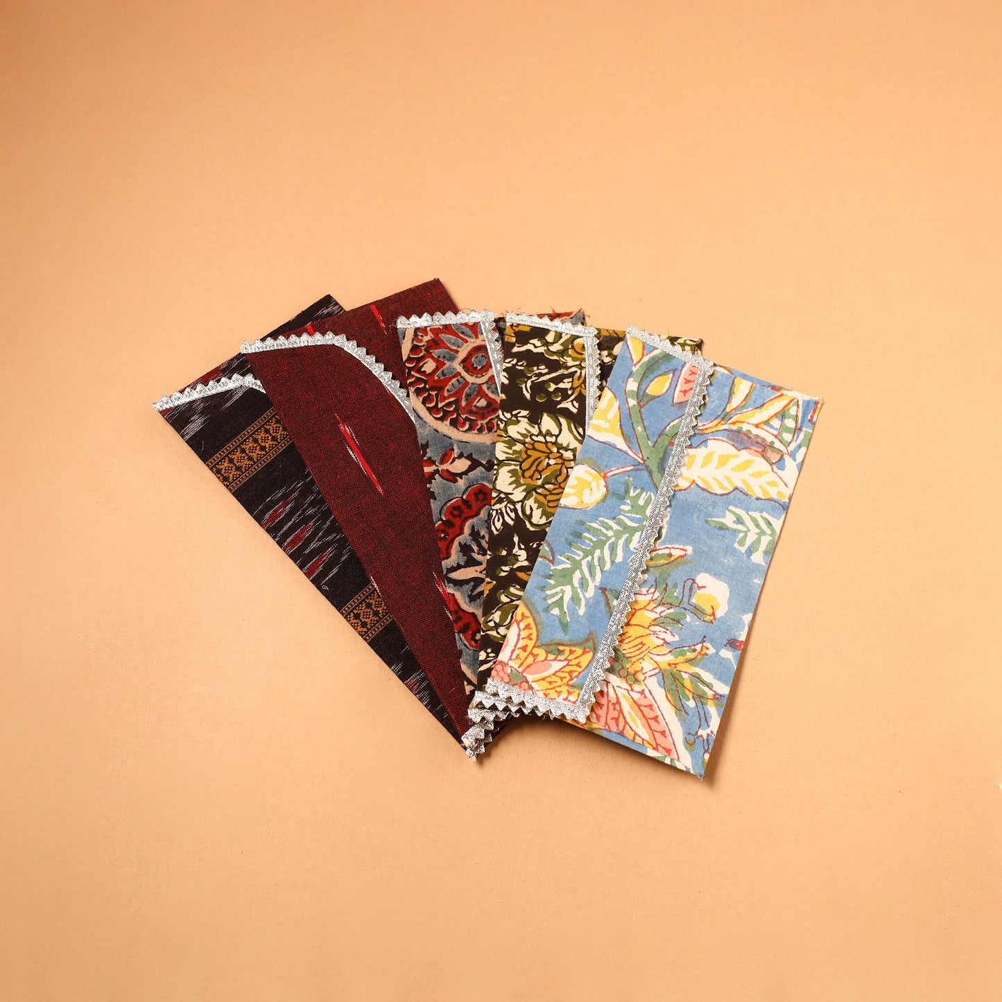 Handmade Fabric Envelope (Assorted Set of 5)