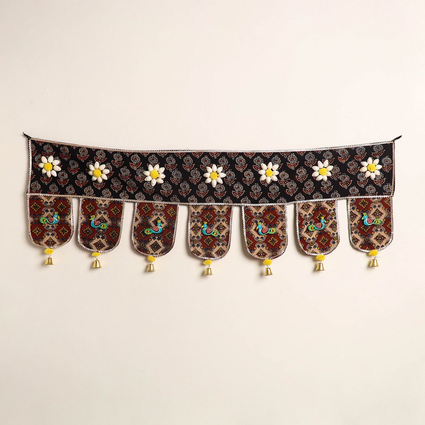 Handmade fabric toran for festive decor 02 - handcrafted