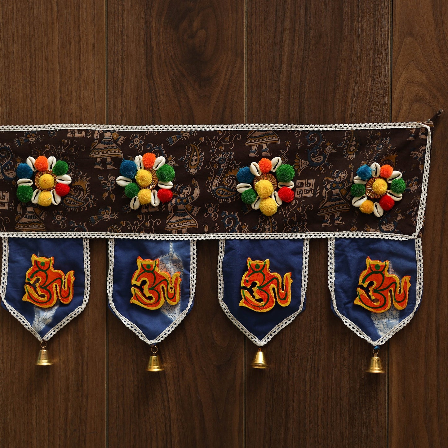 Handmade fabric toran for festive decor 13 - handcrafted