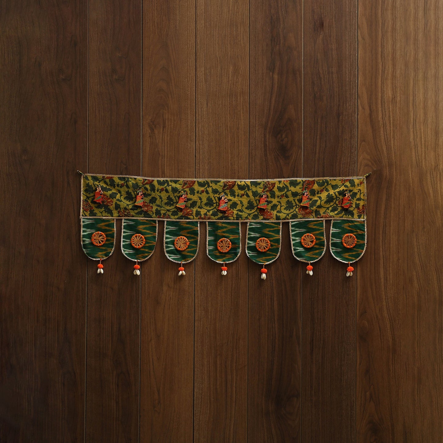 Handmade fabric toran for festive decor 25 - handcrafted