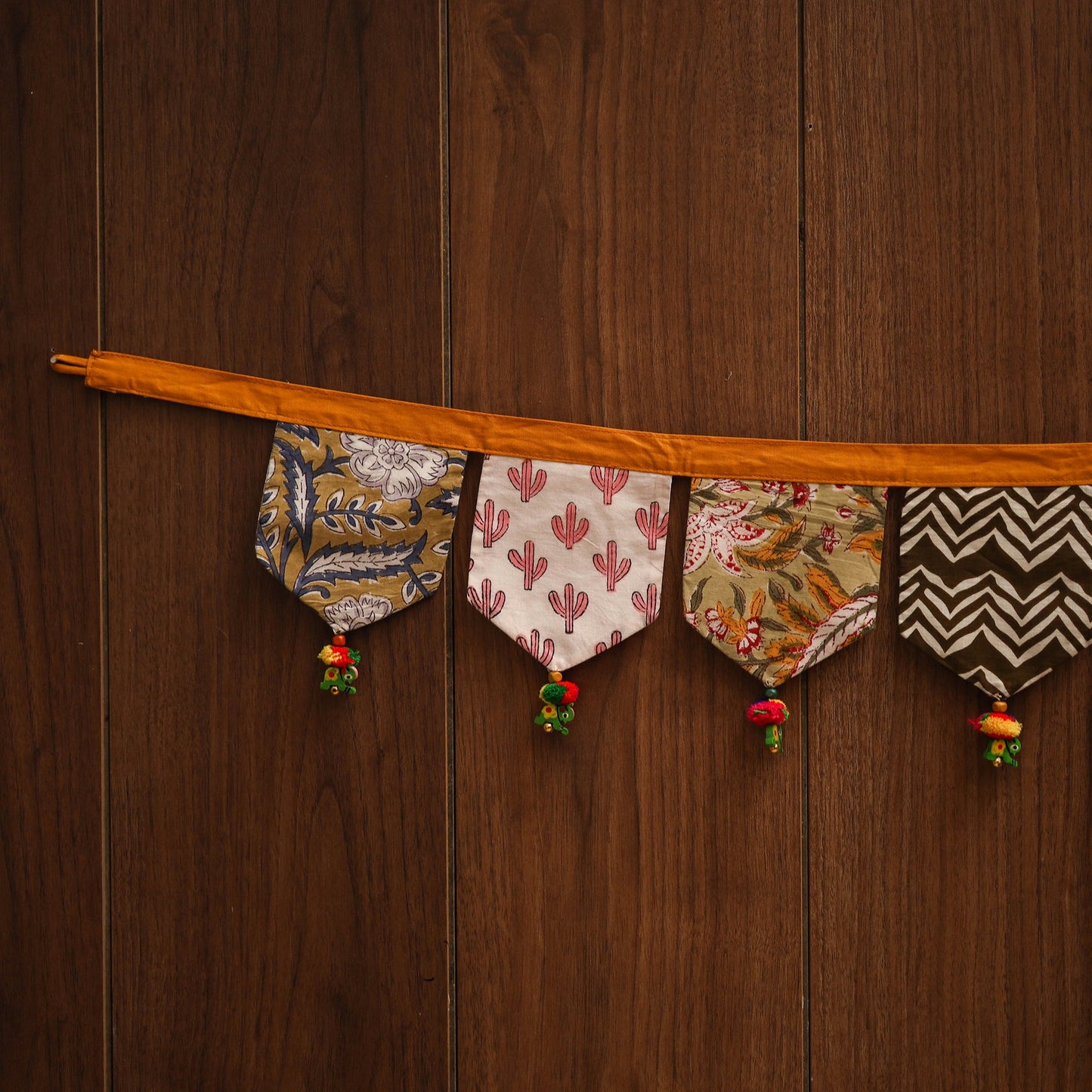 Handmade fabric toran for home decor 02 - handcrafted
