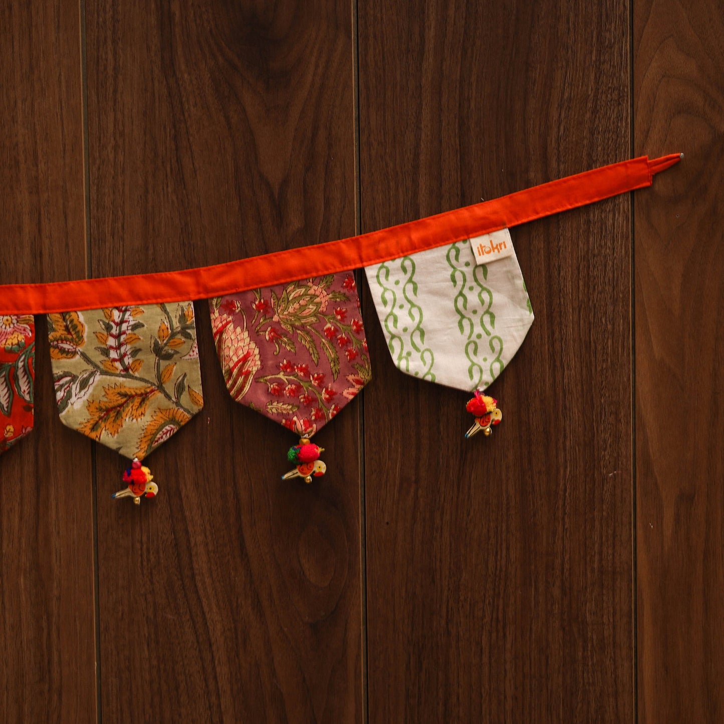 Handmade fabric toran for home decor 08 - handcrafted