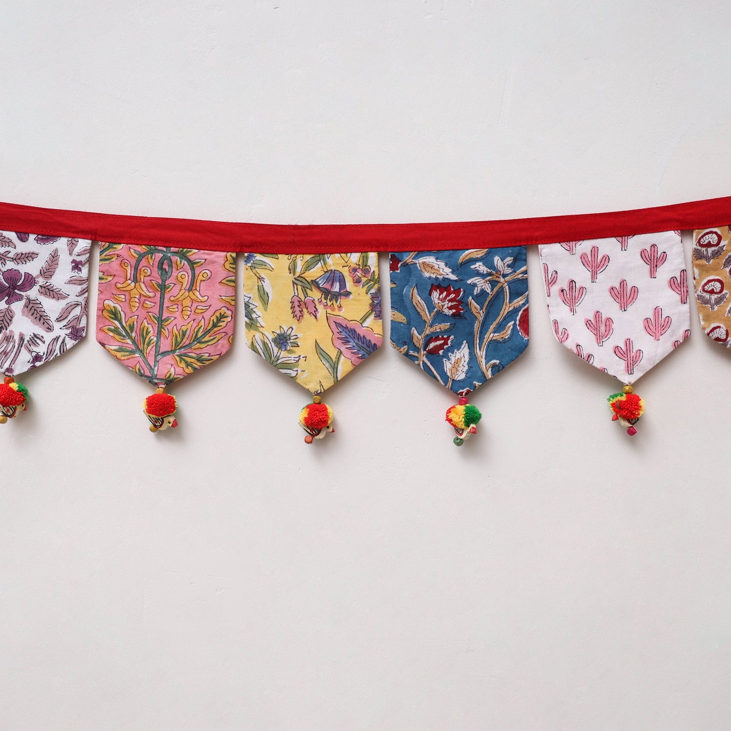 Handmade fabric toran for home decor 35 - handcrafted