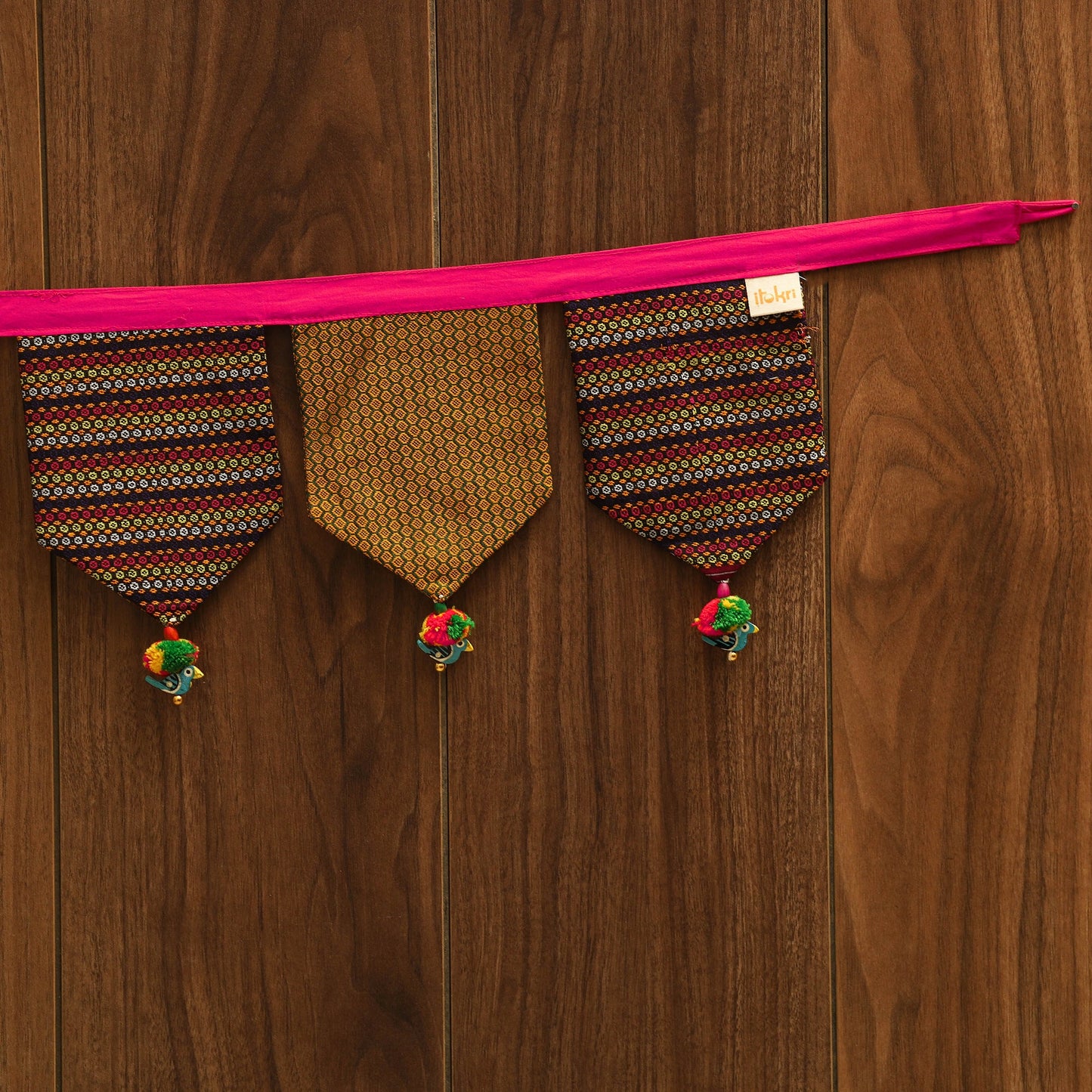 Handmade fabric toran for home decor 86 - handcrafted