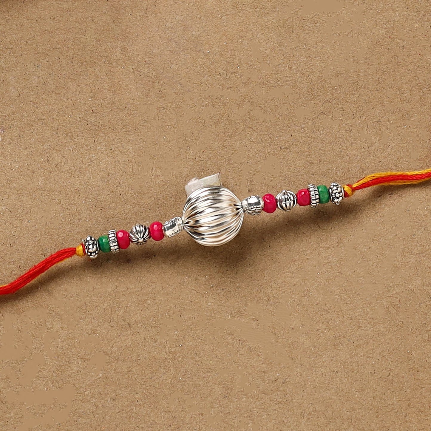 Handmade german silver rakhi 15 - handcrafted