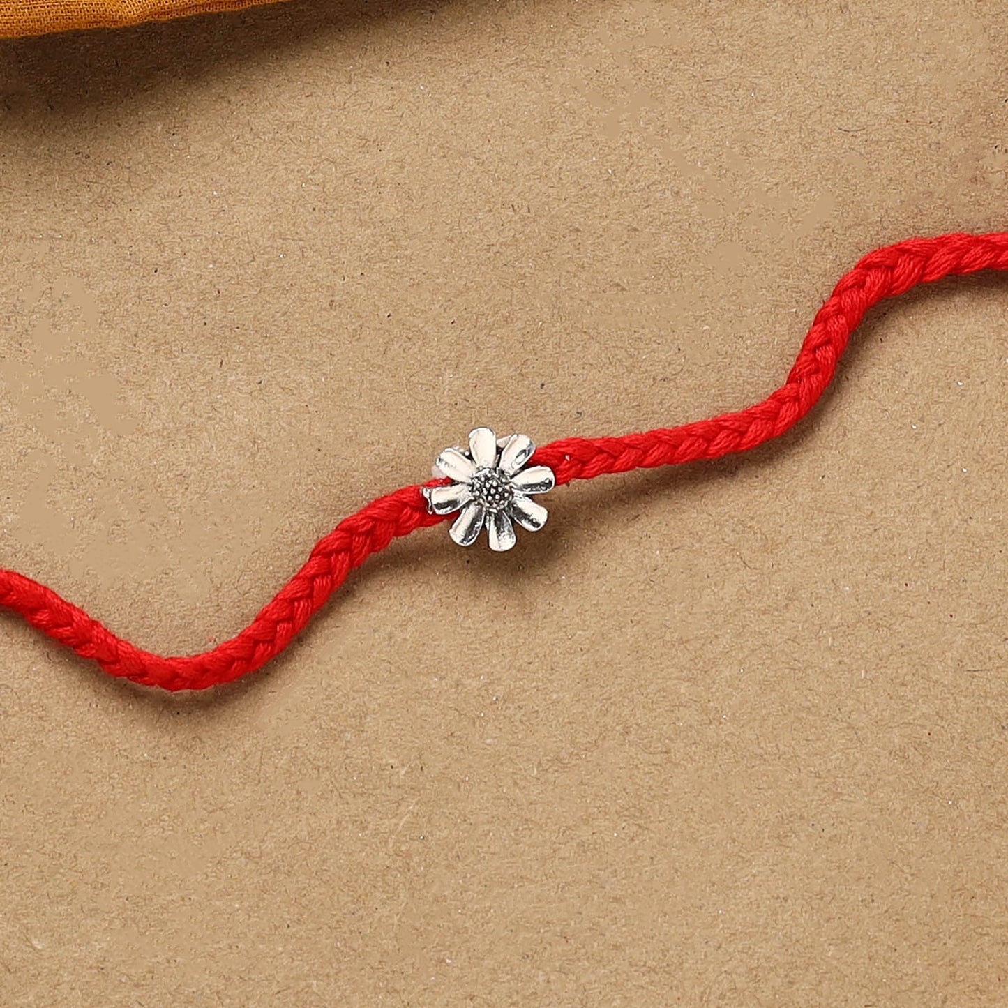 Handmade german silver rakhi 16 - handcrafted