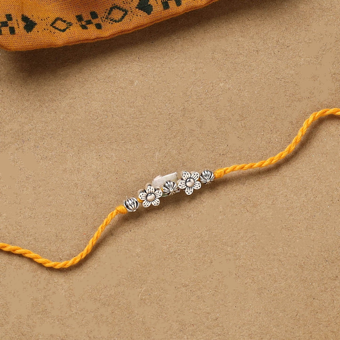 Handmade german silver rakhi 22 - handcrafted