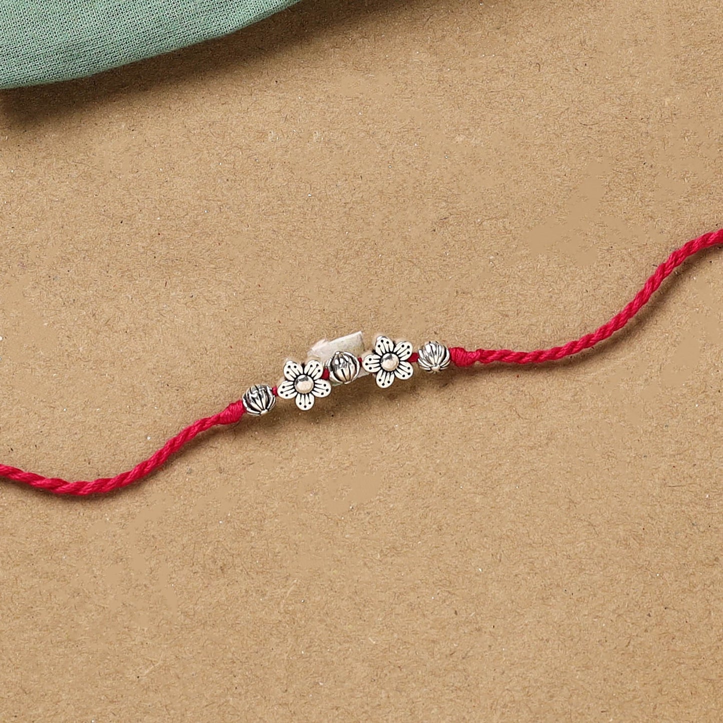 Handmade german silver rakhi 29 - handcrafted