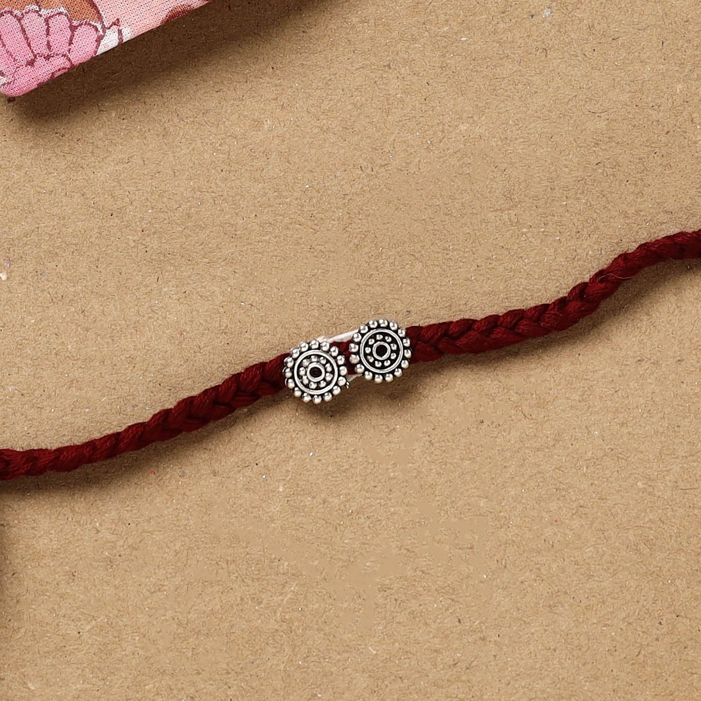 Handmade german silver rakhi 32 - handcrafted