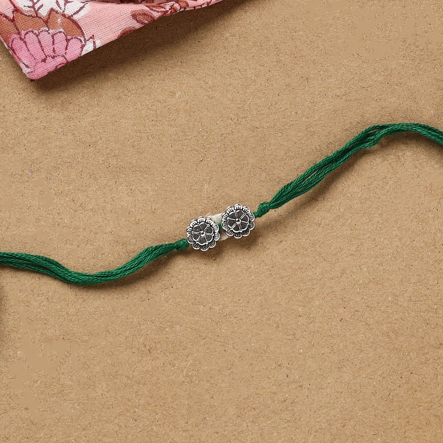 Handmade german silver rakhi 39 - handcrafted