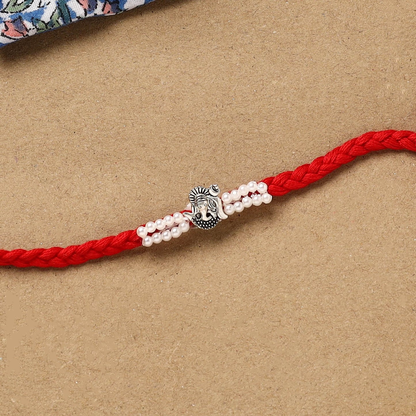 Handmade german silver rakhi 61 - handcrafted
