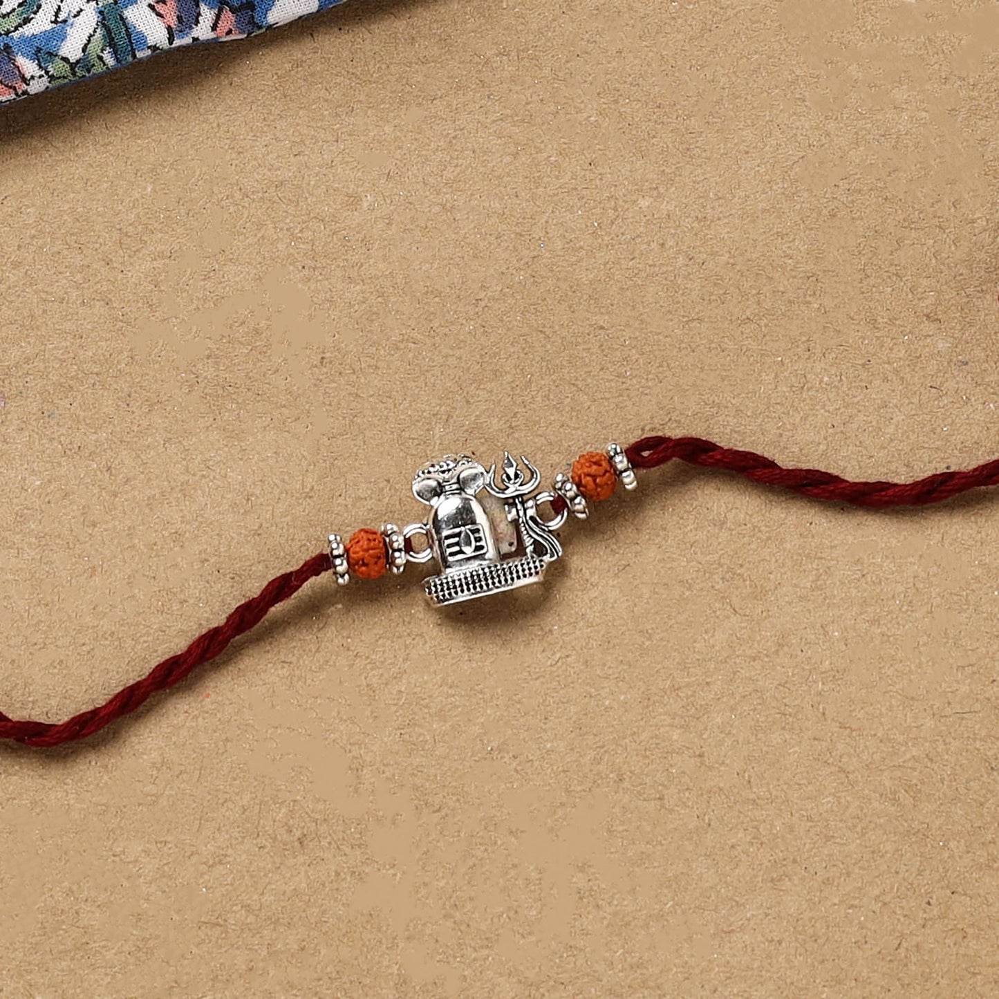 Handmade german silver rakhi 68 - handcrafted