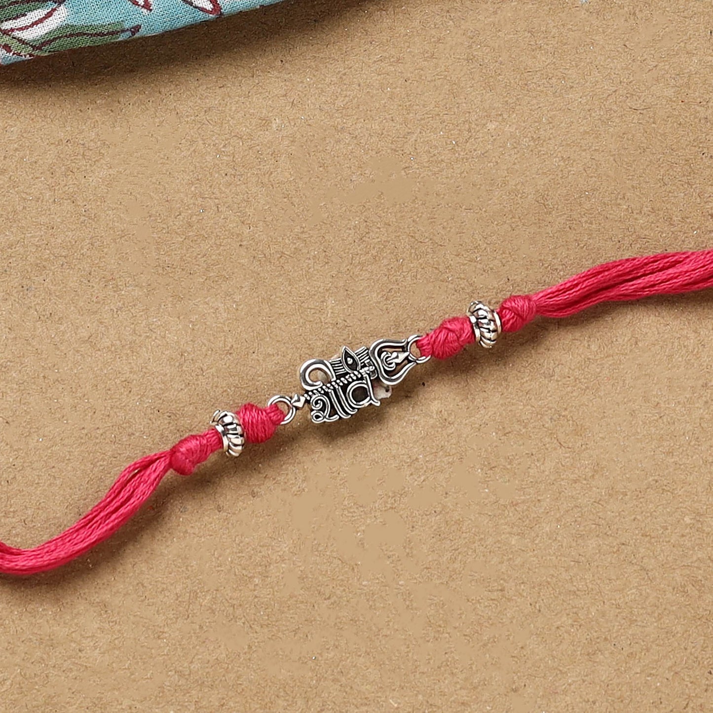 Handmade german silver rakhi 73 - handcrafted