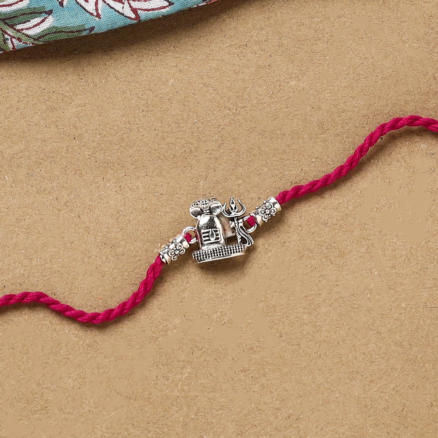 Handmade german silver rakhi 75 - handcrafted