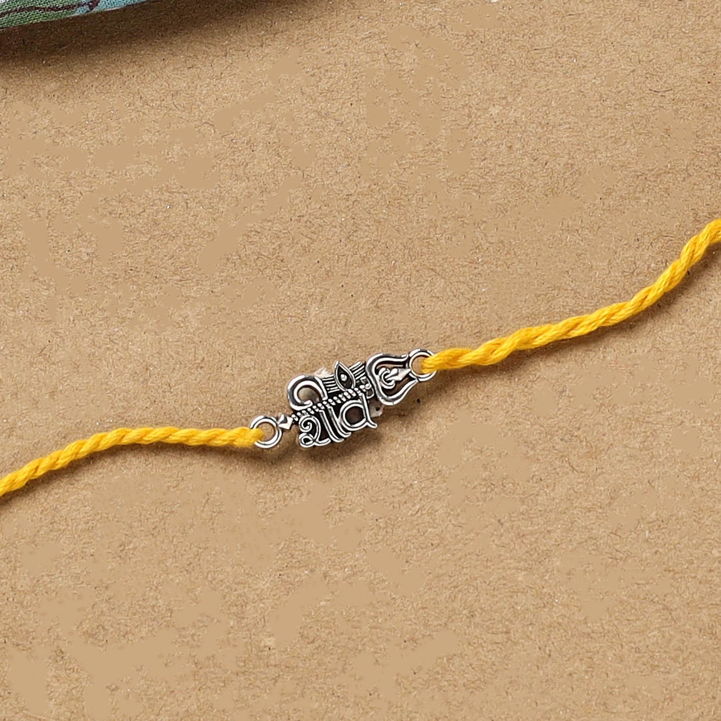 Handmade german silver rakhi 81 - handcrafted