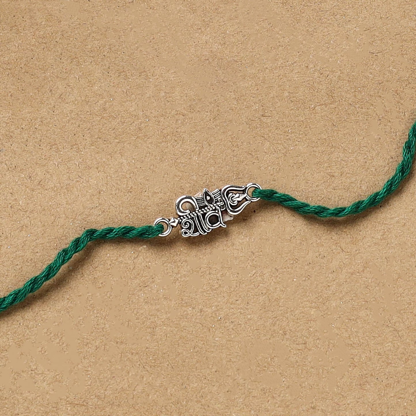 Handmade german silver rakhi 84 - handcrafted