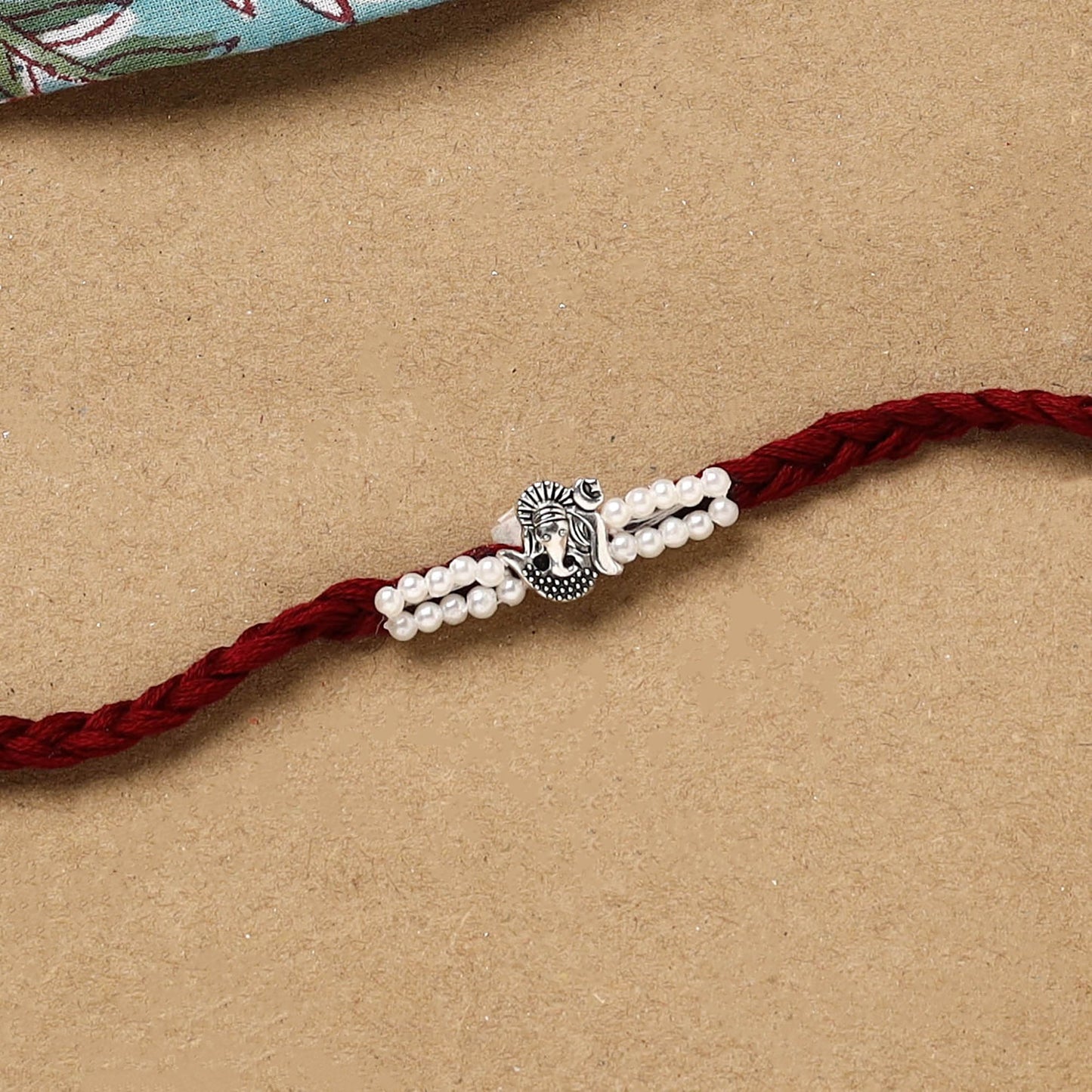 Handmade german silver rakhi 85 - handcrafted