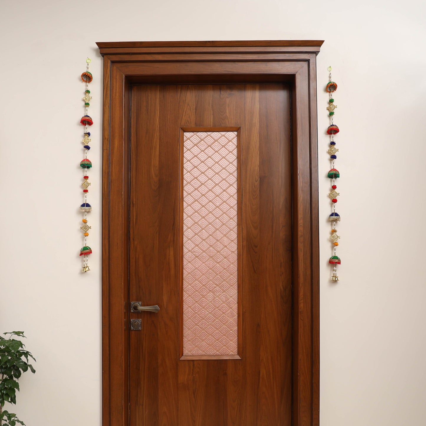 Handmade Gota & Bead Work Wall Hanging (set of 2) Online in India