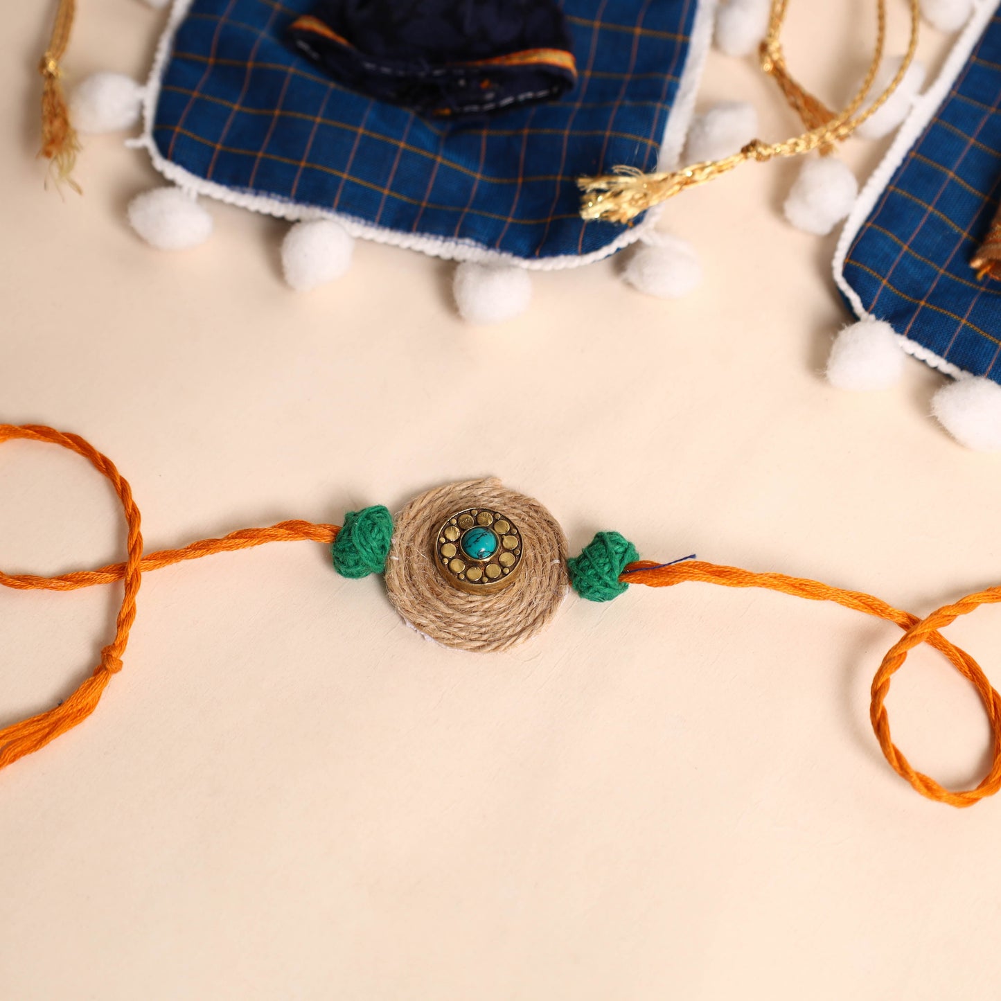 Handmade GS Jute Rakhi (Set of 2)