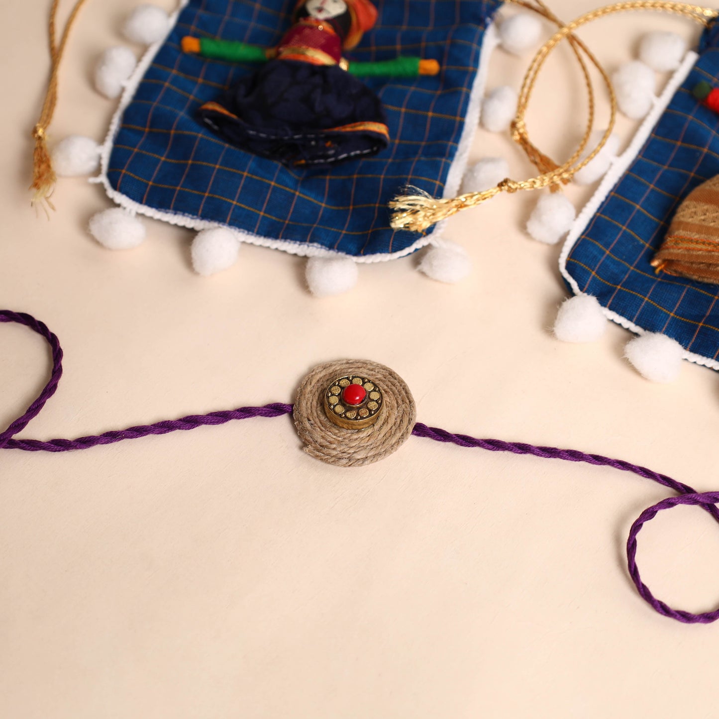 Handmade GS Jute Rakhi (Set of 2)
