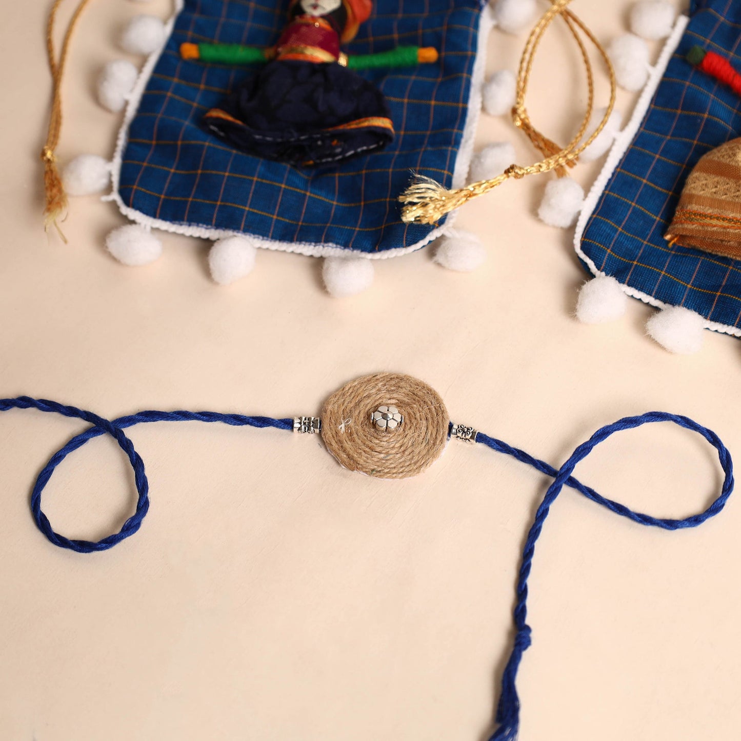 Handmade GS Jute Rakhi (Set of 2)