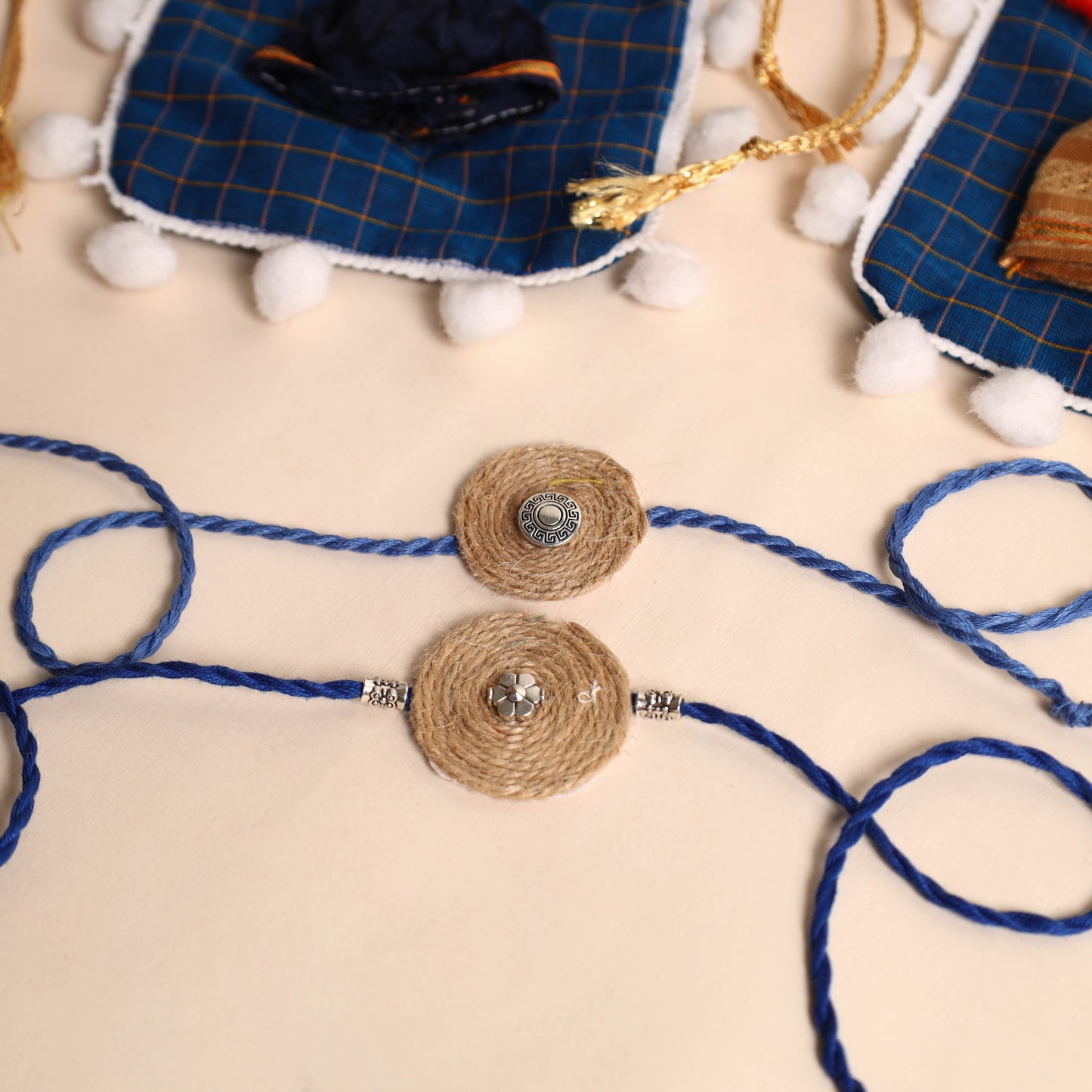 Handmade GS Jute Rakhi (Set of 2)